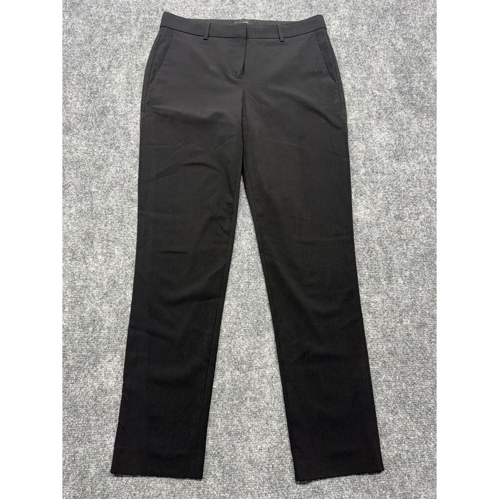Theory Testra Edition Women’s 4 Black Stretch Wool Crop Dress Pants Trousers